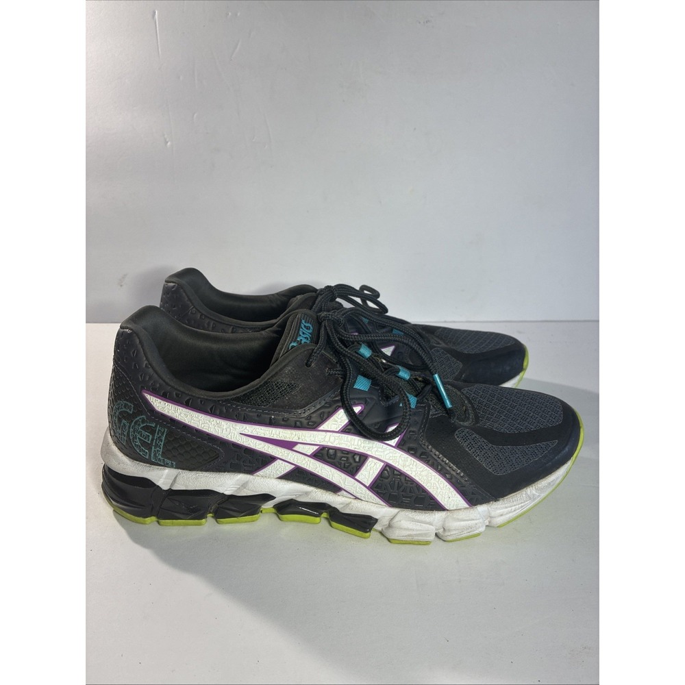 Asics Women Carrier Gray White Gel Quantum Size 8.5 Sneaker Shoes